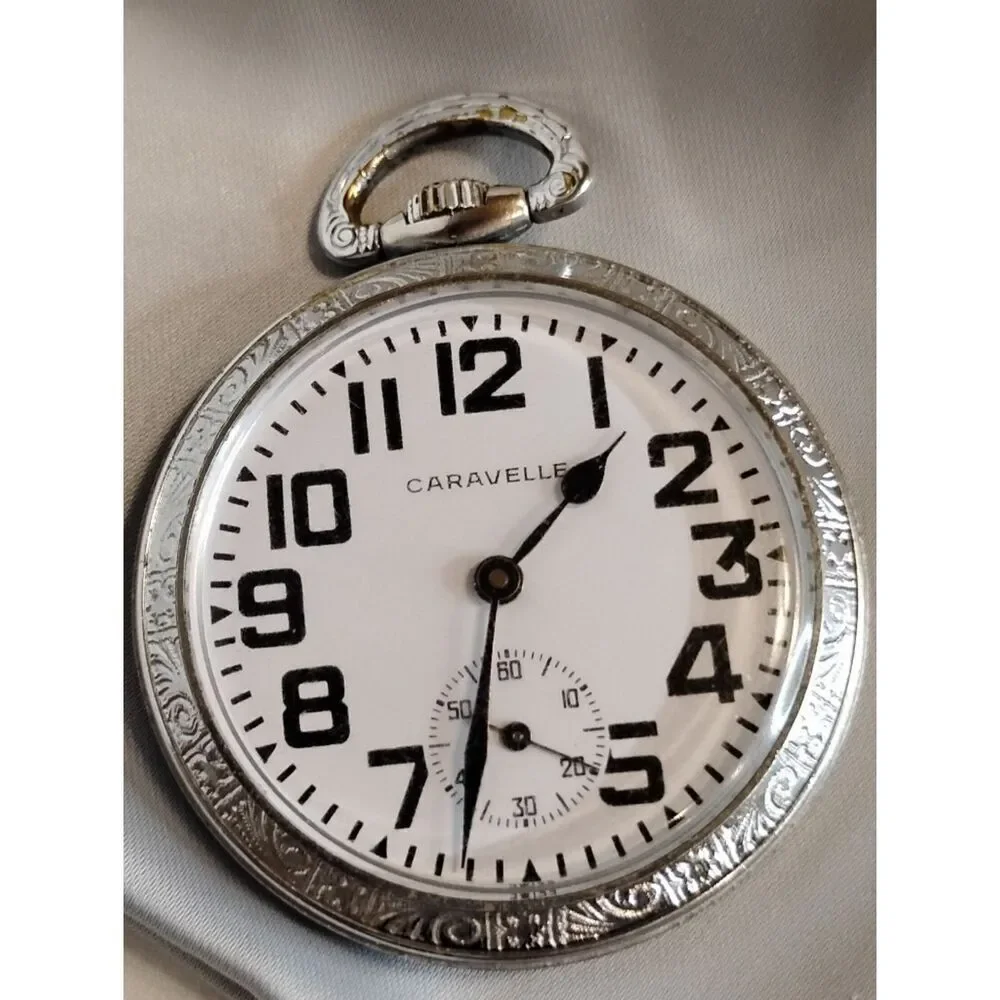 USED Caravelle Pocket Watch